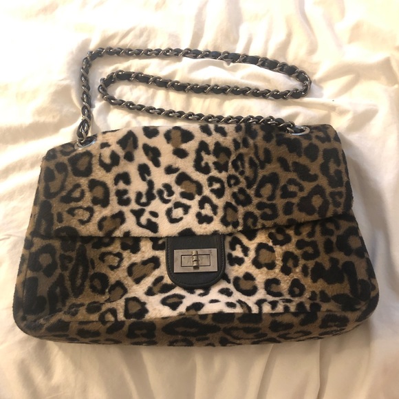 Cheetah/Leopard Print Flap Bag - Picture 2 of 5